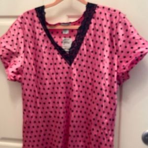 Pink & Black MIDI Nightgown…Very Pretty. NWT’s